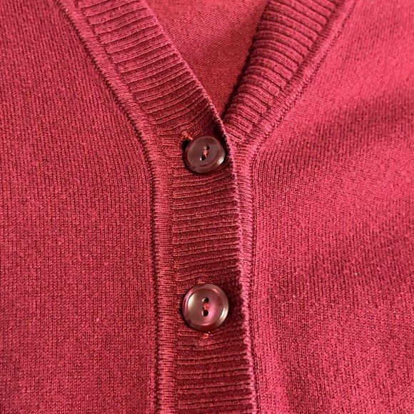 Anna di Fonte Red Cardigan Large - Picture 3 of 8